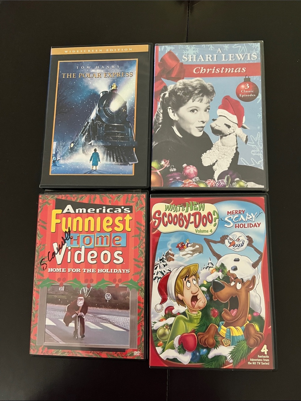 Christmas holiday DVDS (4)